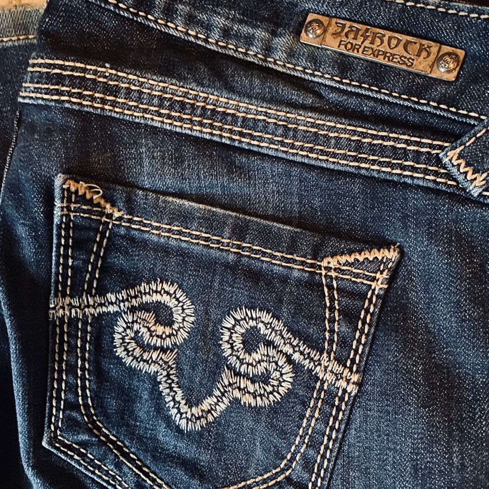 Express ReRock bootcut Jeans, size 6S